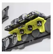 Ryobi LINK ONE+ 18V Battery Holder - Holds 4 Batteries Wall Mount Smart Storage