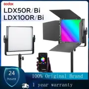 Godox LDX50R LDX50Bi LDX100R LDX100Bi RGB Led Video Light 2500K-10000K With APP