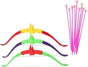 LIFKOME 3 Sets Suction Cup Bow and Arrow Set Boy Toys Toy for Kids Plastic Playes Kids Toy Boys Toy Game Toy Simulation Archery Shooting Bows for Kids Parent-Child Soft Sling Bow Abs Large