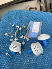 Lot Intex pool parts, Patch Kit, Exit Screens, Inlet, Clamps. For Intex pools!
