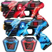 2-Player Laser Tag Gun Set with Vests toys