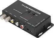 Bewinner1 UHF Modulator, TV LINK Modulator, AV to RF Converter, IR Extender with Channel Display, Adjustable Audio/Video Output Level for AV Sourse