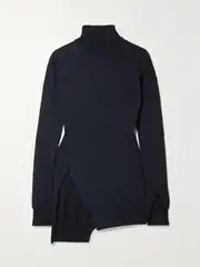 [The Row] The Row - Nomi Cashmere Turtleneck Sweater - Navy - medium medium Blue