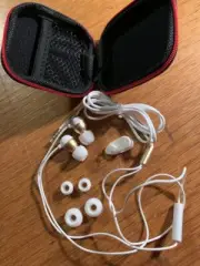 Ear Bud Headphones for iPhone & Computers NEW WIRED 3.5 mm Gold metallic