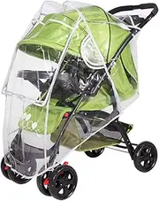 Universal Portable Rain Cover for Pushchair, Pram, Stroller, Buggy and All sonarin Stroller,Water Resistant and Durable Baby Protection Rain Shield