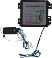 Trailer Brakes Breakaway Kit, 12V Electric Breakaway System Controller with LED Indicator for Trailers & Caravans