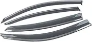 Window Sun Rain Shade Visor Shield Shelter Cover Trim Frame Exterior Sticker Compatible with Lexus GS 300 430 450h 2005-2020