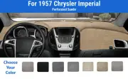 Dashboard Dash Mat Cover for 1957 Chrysler Imperial (Sedona Suede) (for: Chrysler)