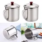 Coffee Tea Cup Mug Outdoor Portable Silver Drinking Handle Lightweight