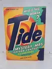 Tide Detergent Vintage 1956 Unopened 3lb 1.25oz Box Mystery Mrs $100,000 Contest