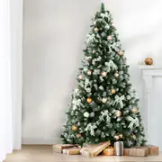 2.7M Christmas Tree with Pine Needle Snow Wrap Xmas Tree 1765 Tips