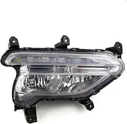 Car Fog Lights for Hyundai for Santa Fe Sport IX45 2016-2018 LED DRL Daytime Running Light Fog Lamp Car Fog Light Assembly Car Front Bumper Fog Light(Right)