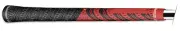 AGXGOLF MENS MIDSIZE MULTI-COMPOUND GOLF GRIPS: 13 PACK BLK/RED: GOLF PRIDE TYPE