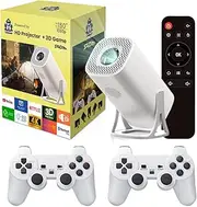 S40MAX Android 11 Gaming Projector 64GB TF Card Wireless Gaming Controller Dual WiFi 1920 * 1080P Home Theater Portable Projector