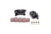 Strange 4 Piston Brake Caliper With Mounting Hardware & Metallic Pads