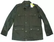 $680 New Robert Graham O'GRADY Field Jacket Men XL X-LARGE Military Waxed Cotton
