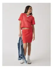 [Decjuba Kids] Lucy Crochet Top in Chill