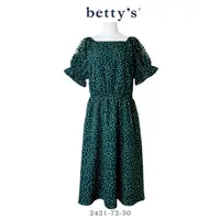 在飛比找momo購物網優惠-【betty’s 貝蒂思】腰間鬆緊刺繡蕾絲點點洋裝(共二色)