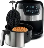GAFW598 2 in 1-5-Quart Digital Air Fryer + Waffle Maker