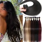 Invisible Nano Ring Tip Hair Extensions 100% Russian Human Hair Micro Loop Beads