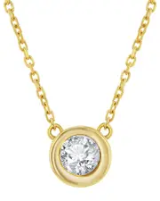 Jewels by Viomo 14K 1.38 ct. tw. Diamond Solitaire Pendant