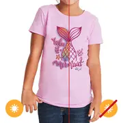 Kids Crew Tee - Tales of a Mermaid by DelSol for Kids - 1 Pc T-Shirt (YL)