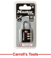 Master Lock 32mm Luggage Combination Padlock 4631D