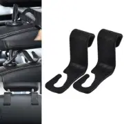 Modern Car Back Seat Headrest Hooks Organizer Hanger Carbon Fiber Style