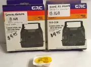 2 Correctable Black Typewriter Ribbons & 1 lift-off tape For Canon AP200 & more