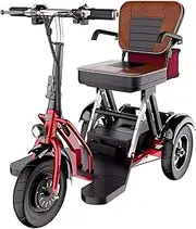 Folding Mobility Scooters Electric Lightweight Portable Compact Travel Tricycle Scooters with Seat for Adults Elderly Travel