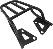 Grom MSX125 Rear Rack, Motorcycle Rear Cargo Carrier, Black Iron Motorcycle Luggage Rack, Motorcycle Rally Luggage Rack, Larger Storage Space, Fine Workmanship