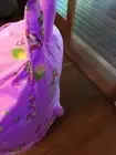 KIDS YOUNG ADULT RABBIT BEANBAG COVER PINK COTTON CHAIR READING CHAIR with liner