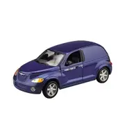 Motormax Licensed 1:24 Scale Chrysler Panel Cruiser Diecast Model Car Blue