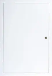 16" X 24" Lockable White Metal Access Panel. Service Shaft Door Panel with Key.