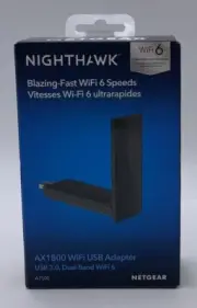 Netgear Nighthawk AX1800 WiFi USB Adapter USB 3.0, Dual Band WiFi 6 A7500