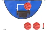 Trampoline Basketball Hoop With Mini Basketballs Soft Material Easy to Installl