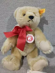 Plush Toy Steiff Classic Teddy Bear 1909 Blonde 25cm Made in Germany