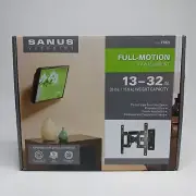 Sanus VuePoint Full-Motion TV Wall Mount For 13"-32" TVs (F107c)