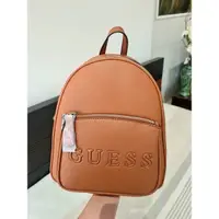 在飛比找蝦皮購物優惠-Guess UsA 女式棕色雙肩包