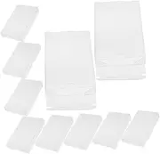 Cabilock Blank Cassette Tape Holder 10pcs Plastic Audio Cassette Case Dust-Resistant Stackable Audio Tape Storage Case Protective Sleeve Compact Box 40 Wire Easy to Cle