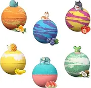 Minkissy 6pcs Toy Bath Salt Ball 1 Organic Essential Oils Moisturizing Body Wash Bathbombs Suits for Kids Bath Toy Toys Salt Ball for Shower Essential Oil Balls The ​​salt