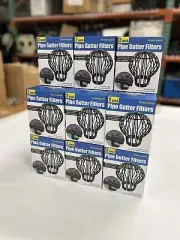 Pipe Gutter Balloon Filter SET No Tools Required Prevents Clogged Drains 2 Pack