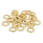 38Pcs Brass Flat Washer, M8 8 x 14 x 1.5mm Fenders Washers Assortment