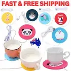 Smart USB Coffee Mug Warmer Tea Milk Cup Heater Pad Heating Plate Home Office