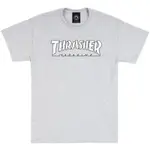 THRASHER 美線 311172 OUTLIND TEE 短T (麻灰配白字) 化學原宿