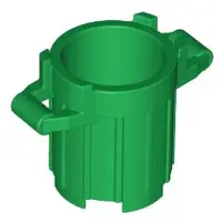 在飛比找蝦皮購物優惠-樂高 LEGO 綠色 垃圾桶 握把 桶子 蓋子 城市 容器 