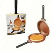 New Double-Sided Non-Stick Ceramic Coated Frying Pan Pancake Maker Bread Egg New