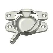 Deltana WLS9U14 Window Sash Lock, 1-1/8" x 3" in Polished Nickel