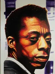 James Baldwin Sharpie Artwork