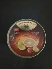 Cavendish & Harvey Lemon & Orange Premium Drops Candy 7 oz 200g Tin Brand New